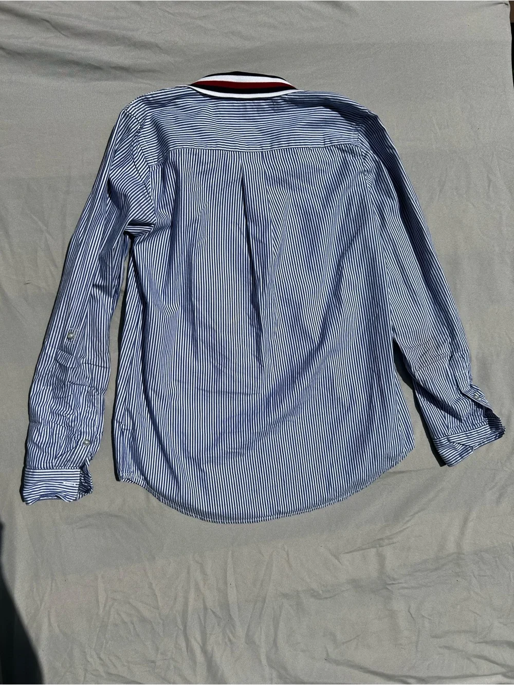 Tommy Hilfiger Stripes Long-Sleeve Button Up